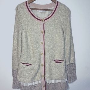 Anthropology wool cardigan